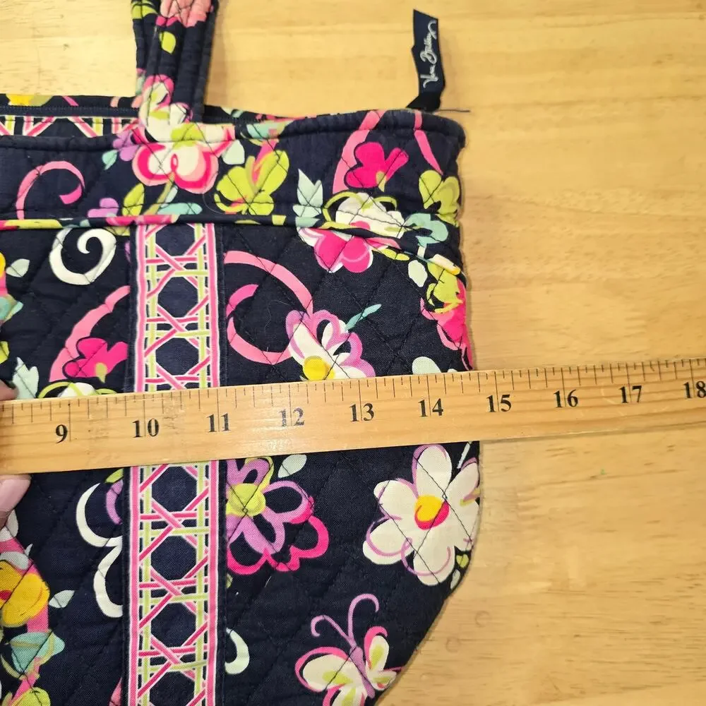 Retired Vera Bradley Ribbons Pattern Mandy Purse Bag Floral